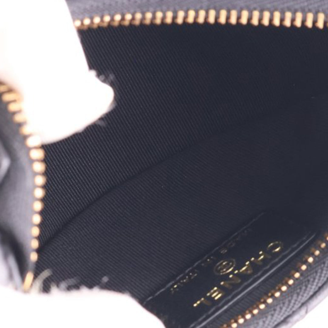 Chanel Mini Matelassé Cuir d’agneau Sac rond à chaîne Hook Hobo