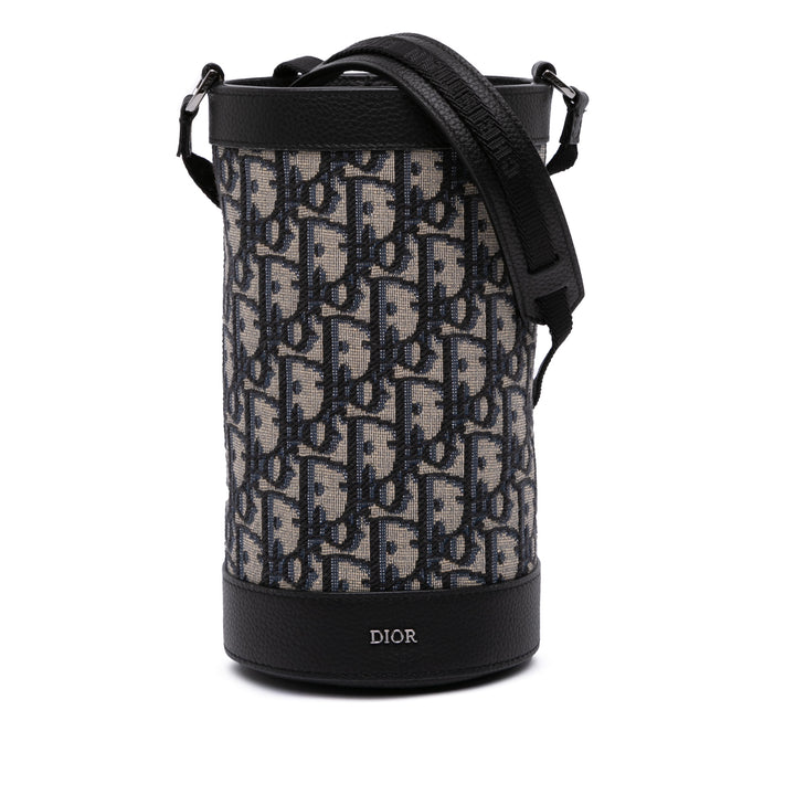 Dior Oblique Toile Thermo Bottle Holder Bleu – GABY PARIS Authentique