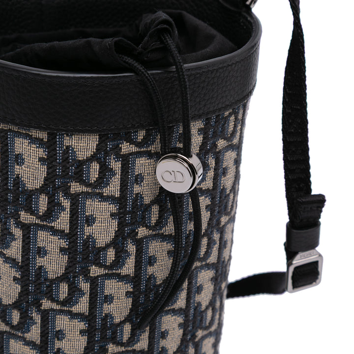 Dior Oblique Toile Thermo Bottle Holder Bleu – GABY PARIS Authentique