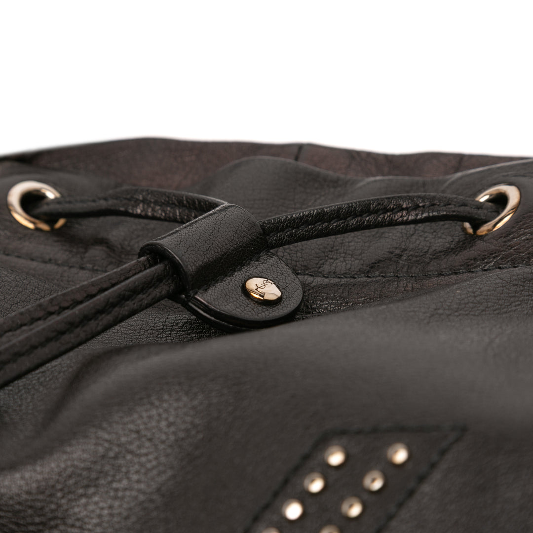 Saint Laurent Cuir de veau Studded Kahala Sac Cabas Noir – GABY PARIS Authentique