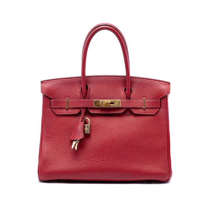 Birkin Retourne 30 Clémence Rouge
