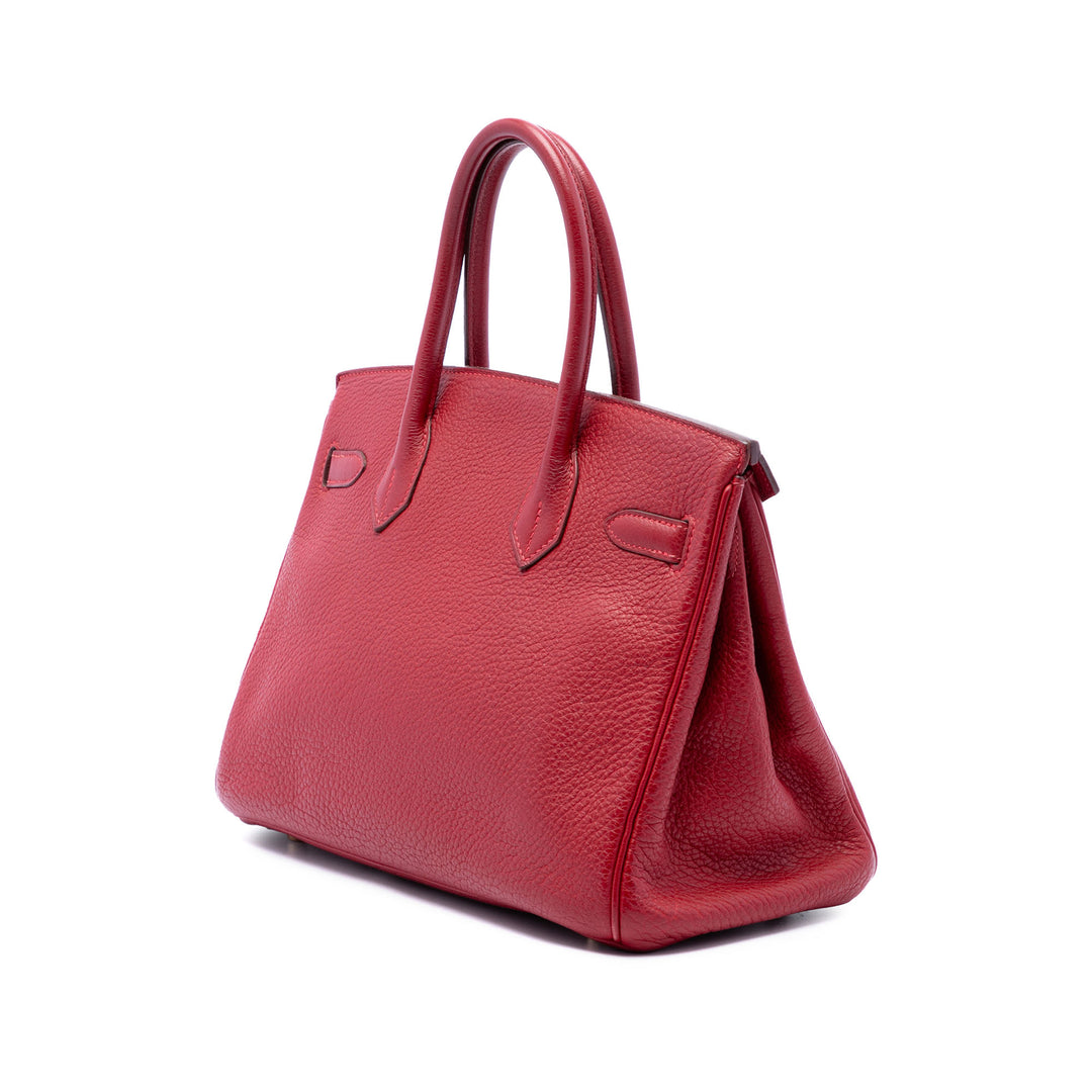 Birkin Retourne 30 Clémence Rouge
