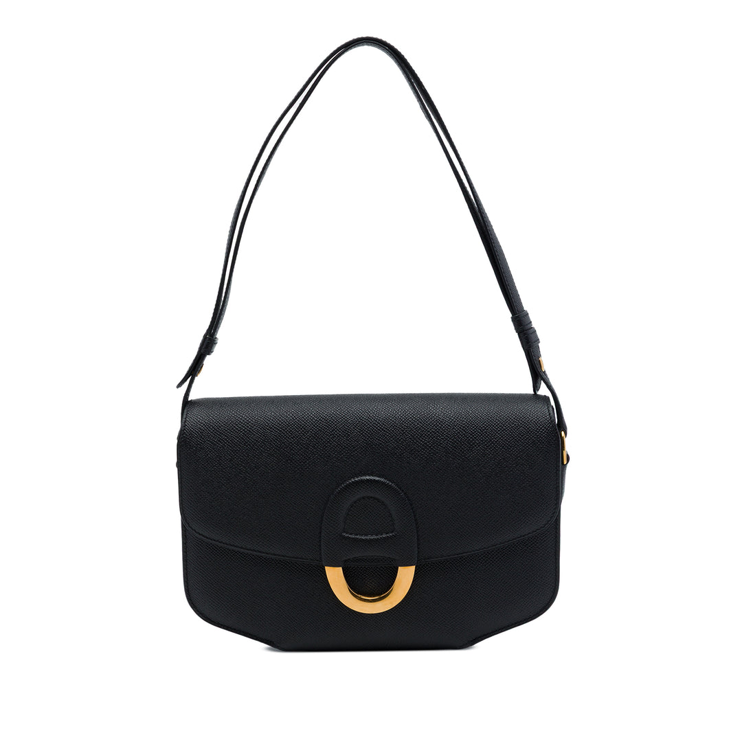 Hermès Cherche Midi 25 Epsom Noir – vue principale – GABY PARIS