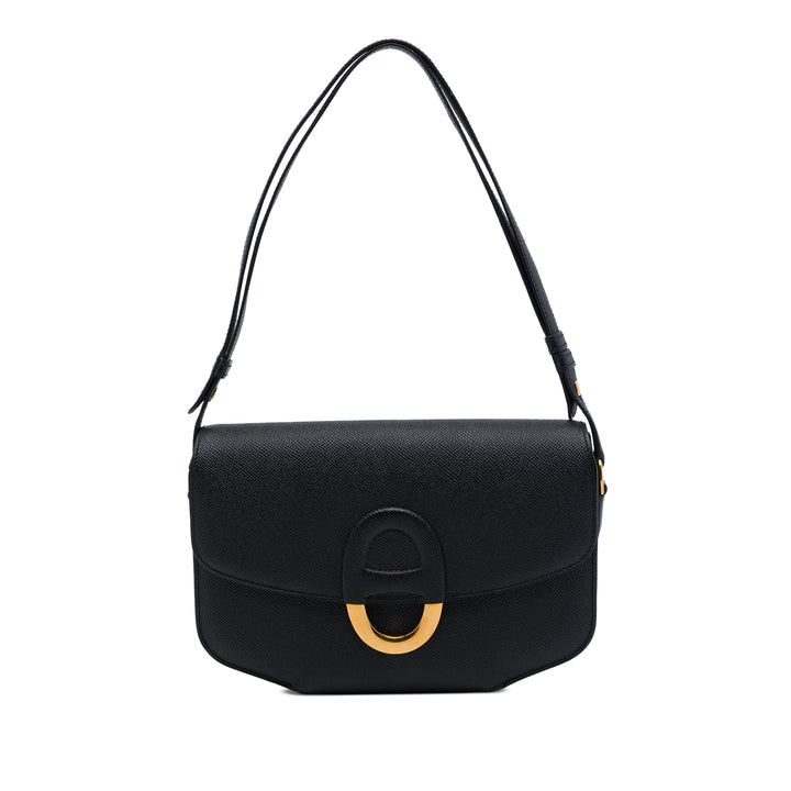 Hermès Cherche Midi 25 Epsom Noir – vue principale – GABY PARIS