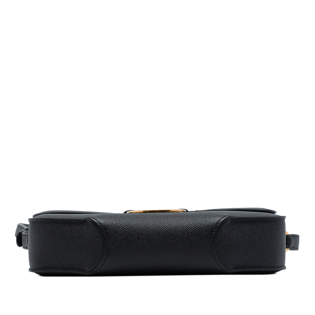 Hermès Cherche Midi 25 Epsom Noir – vue 3 – GABY PARIS