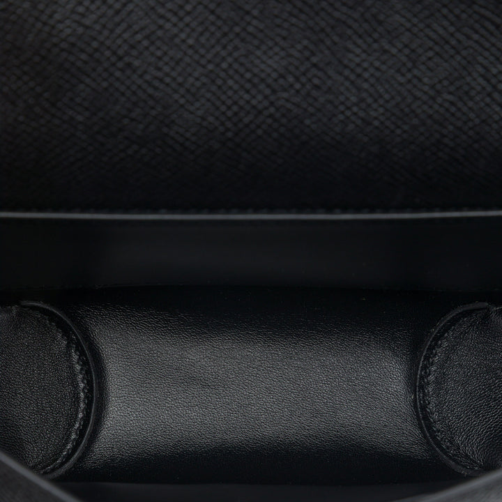 Hermès Cherche Midi 25 Epsom Noir – vue 4 – GABY PARIS