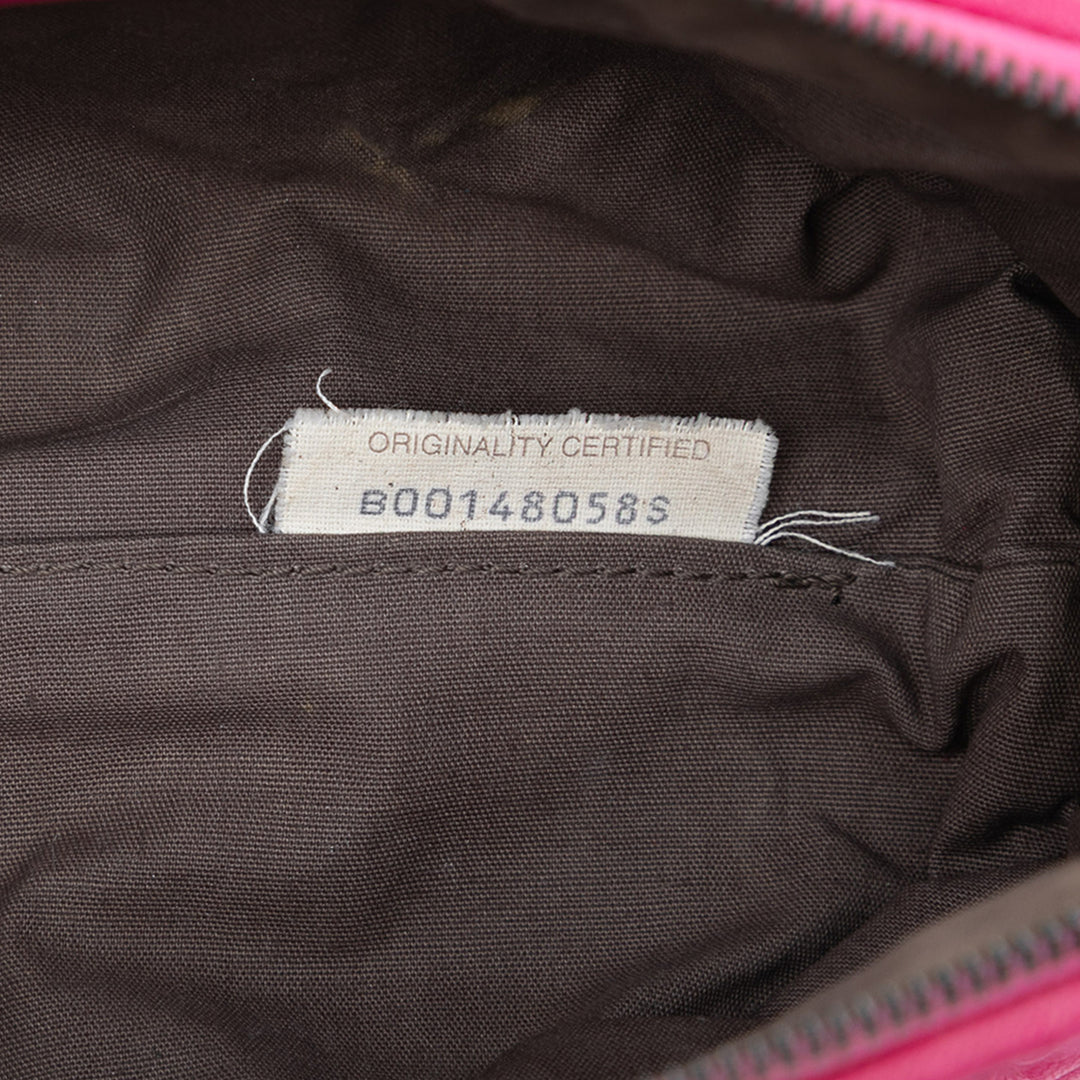Intrecciato Pochette nappa Rose