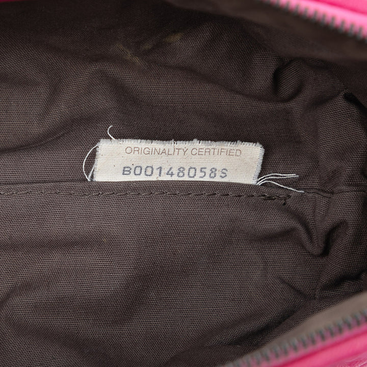 Intrecciato Pochette nappa Rose