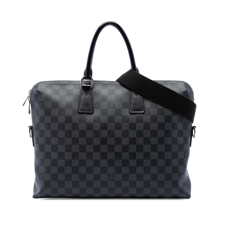 Louis Vuitton Porte Documents Jour Damier Graphite Noir – vue principale – GABY PARIS