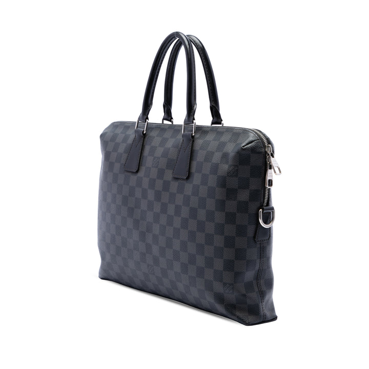 Louis Vuitton Porte Documents Jour Damier Graphite Noir – vue 2 – GABY PARIS