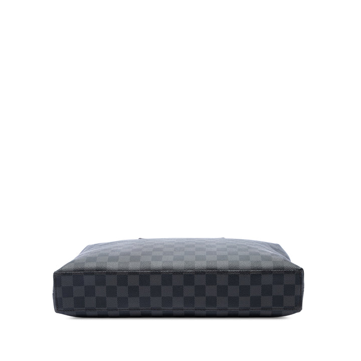 Louis Vuitton Porte Documents Jour Damier Graphite Noir – vue 3 – GABY PARIS