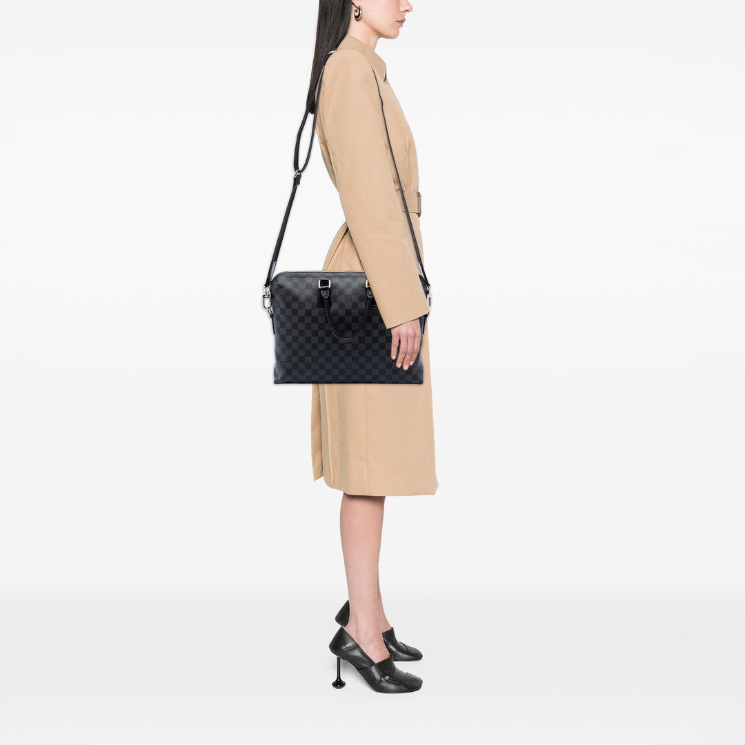 Louis Vuitton Porte Documents Jour Damier Graphite Noir – vue 6 – GABY PARIS