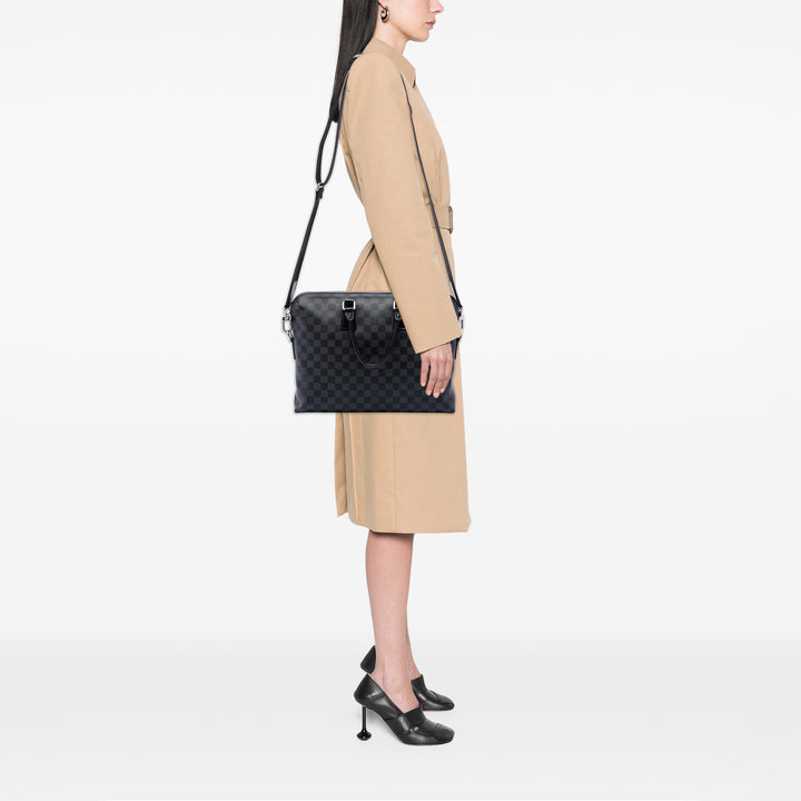 Louis Vuitton Porte Documents Jour Damier Graphite Noir – vue 6 – GABY PARIS