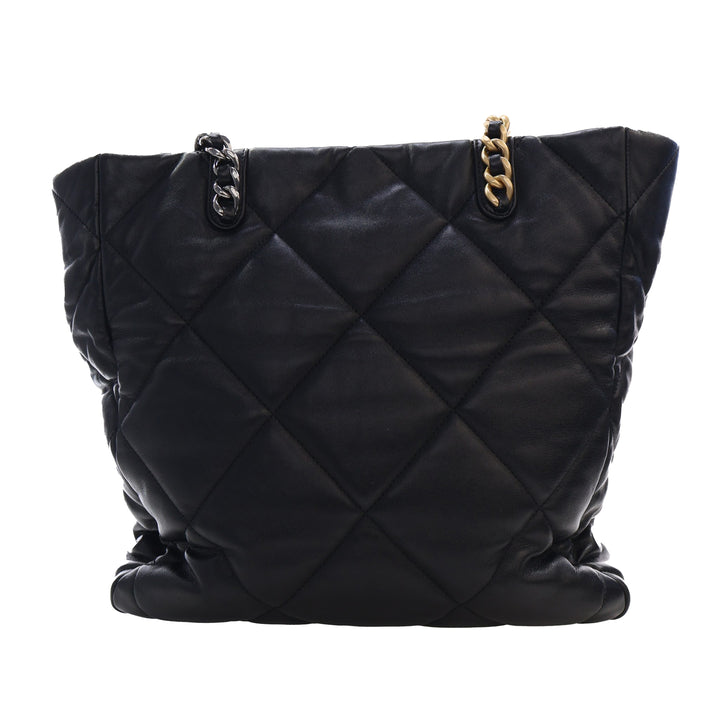 Chanel Cuir d’agneau Vertical 19 Shopping Cabas