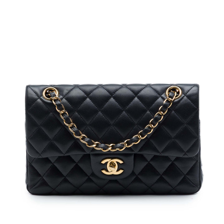Chanel Small Classic Cuir d'agneau Double rabat