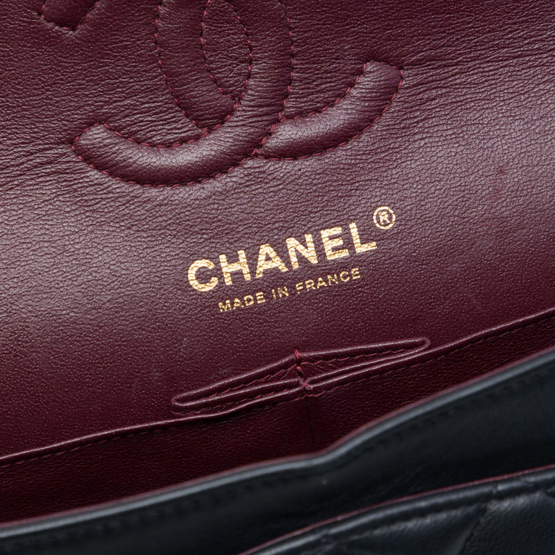Chanel Small Classic Cuir d'agneau Double rabat