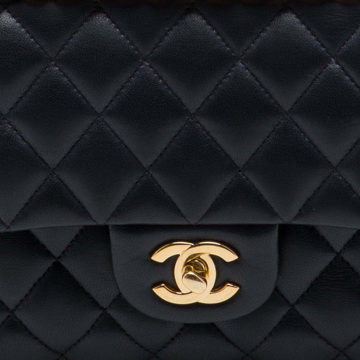 Chanel Small Classic Cuir d'agneau Double rabat