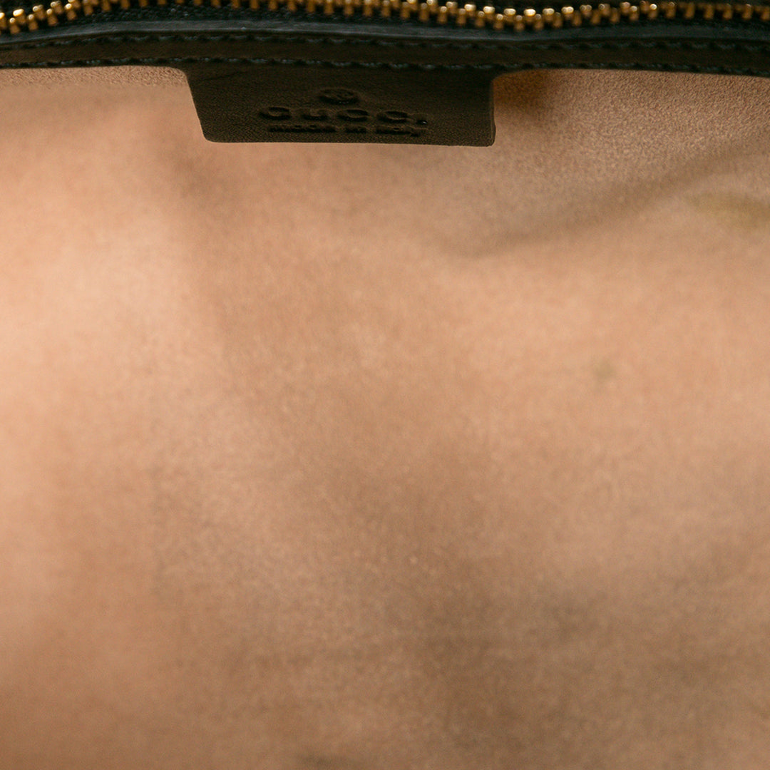Gucci Sac porté épaule Guccissima Souple Moyen Noir – vue 4 – GABY PARIS