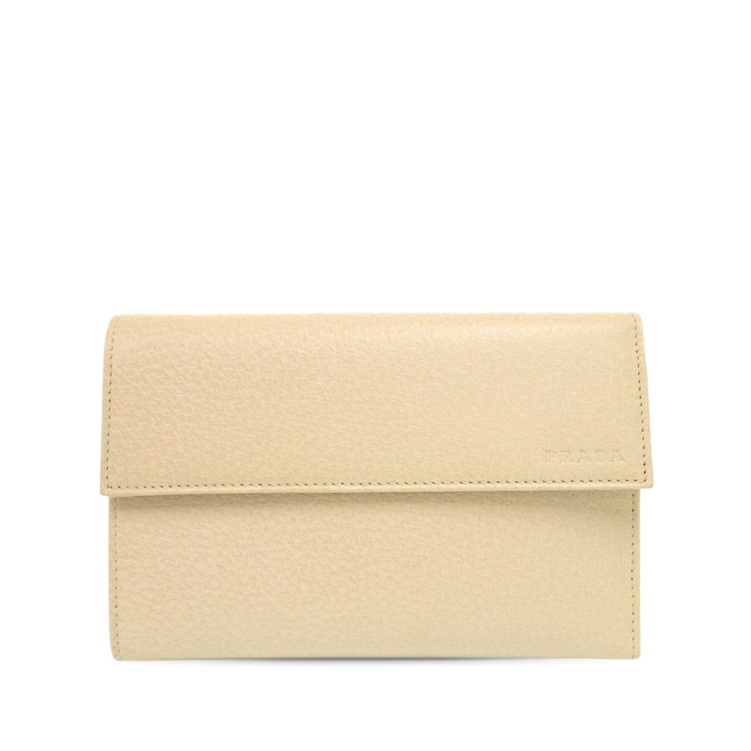 Prada Cinghiale Trifold Small Portefeuille