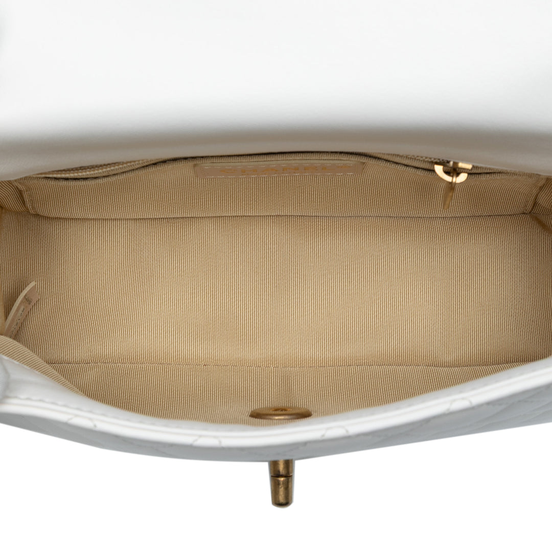 Chanel Mini Rectangular Classic Cuir d’agneau Romance Simple rabat