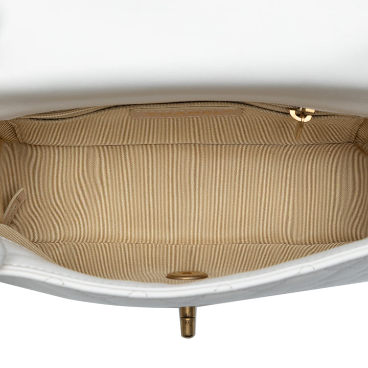 Chanel Mini Rectangular Classic Cuir d’agneau Romance Simple rabat