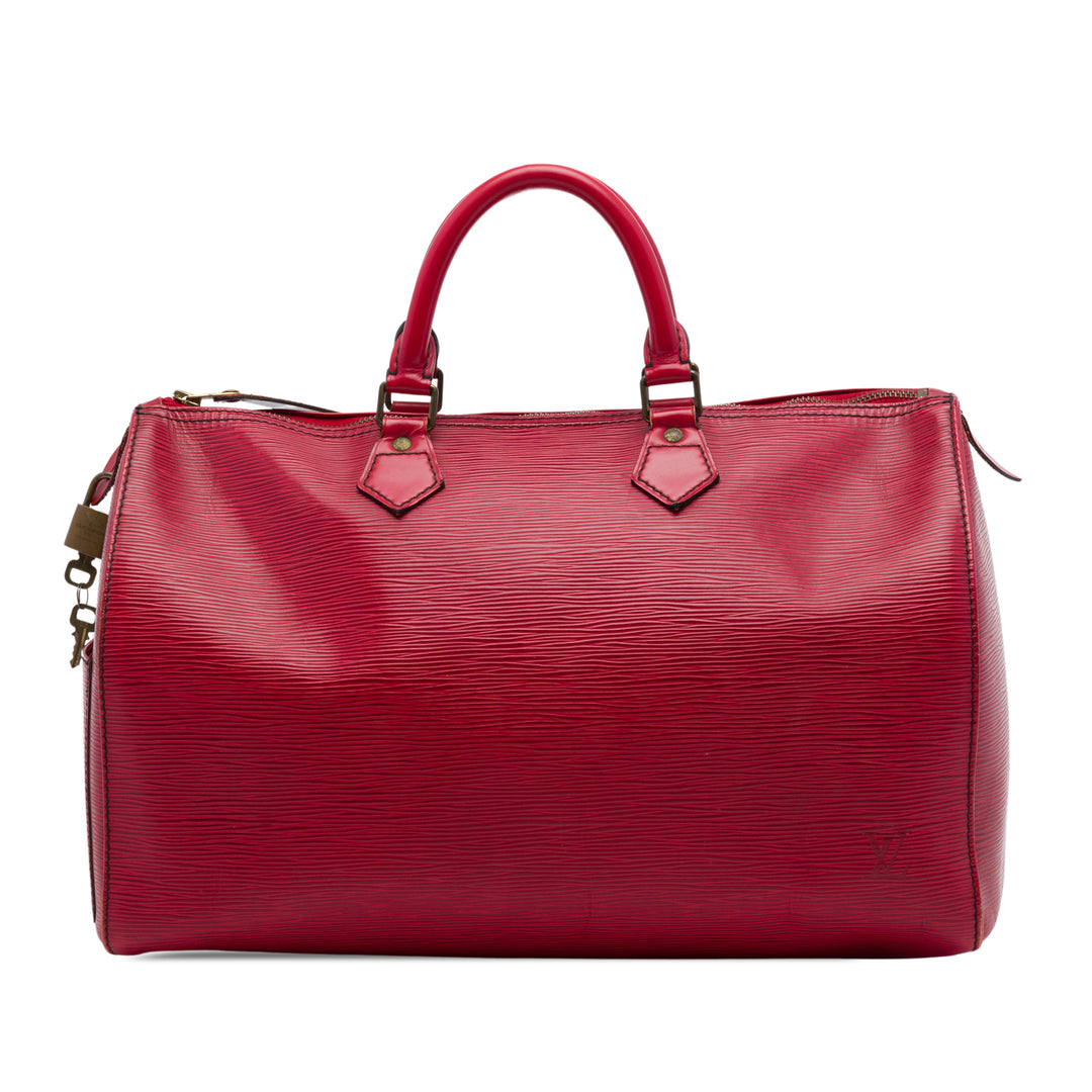 Louis Vuitton Speedy 35 Épi Rouge – vue principale – GABY PARIS