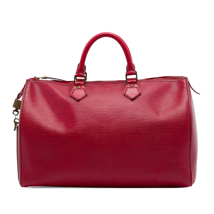 Louis Vuitton Speedy 35 Épi Rouge – vue principale – GABY PARIS