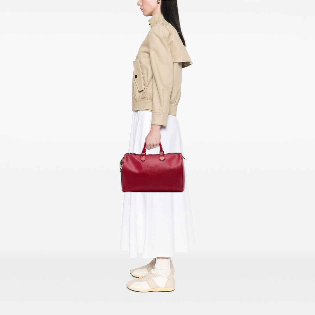 Louis Vuitton Speedy 35 Épi Rouge – vue 6 – GABY PARIS