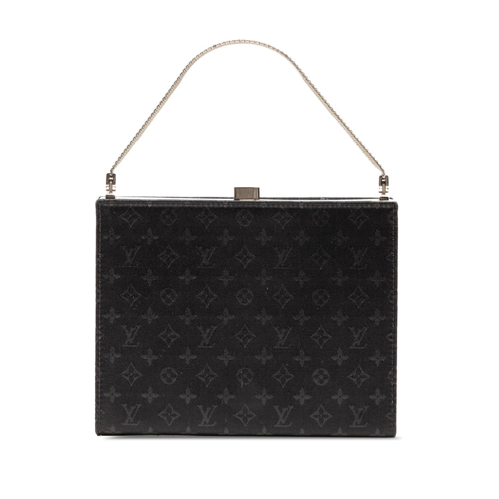 Louis Vuitton Monogram Satin Ange PM Noir