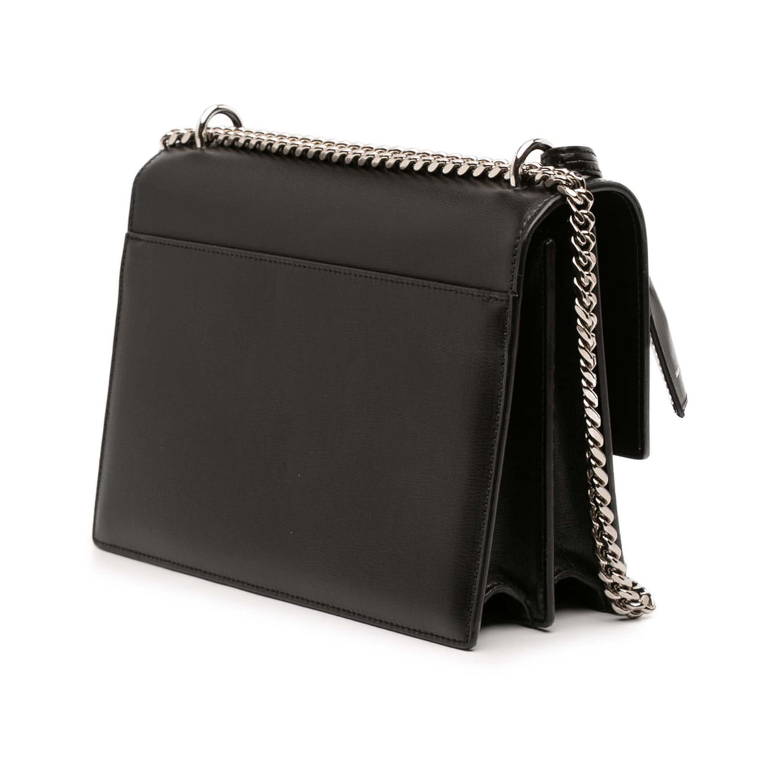 Saint Laurent Medium Cuir de veau Monogram Sunset Sac porté croisé