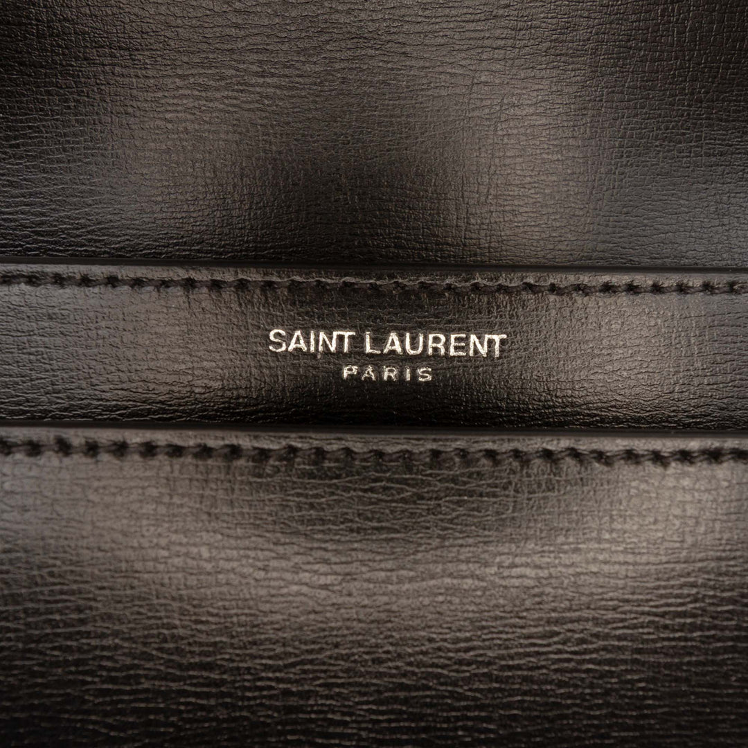 Saint Laurent Medium Cuir de veau Monogram Sunset Sac porté croisé