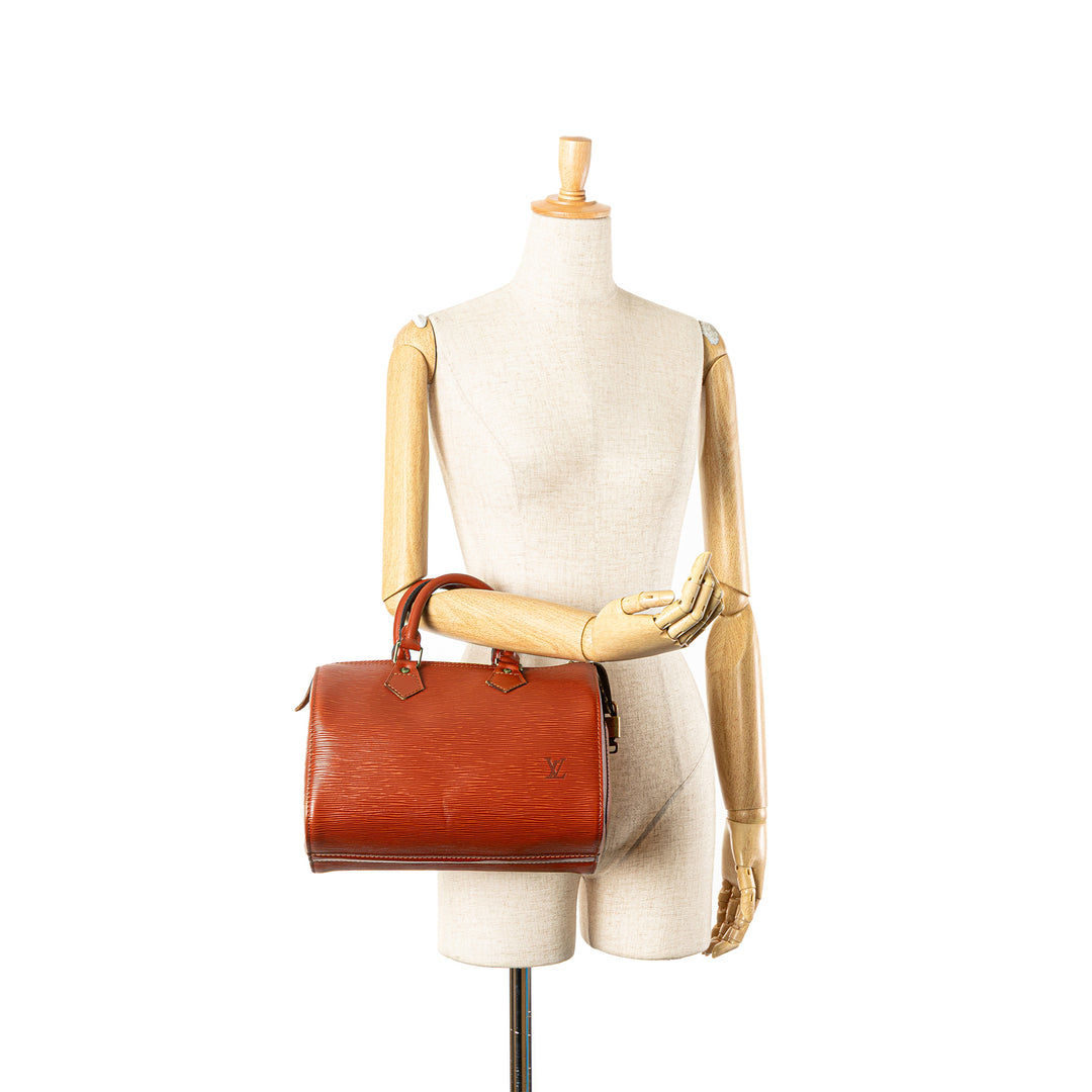Louis Vuitton Epi Speedy 25 Marron