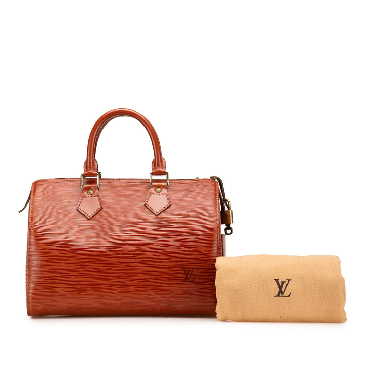 Louis Vuitton Epi Speedy 25 Marron