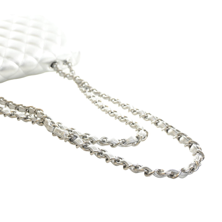 Chanel Jumbo Classic Metallic Cuir d’agneau Simple rabat