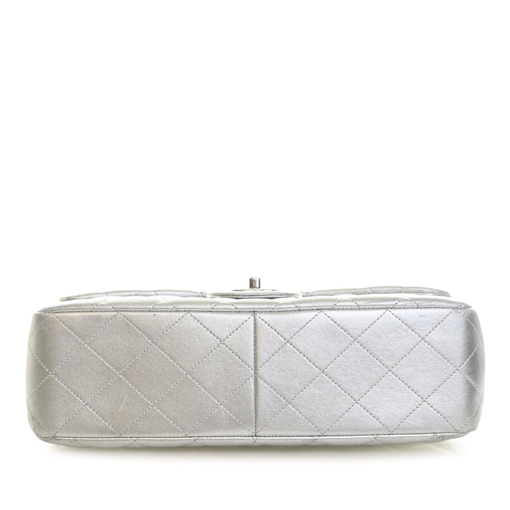 Chanel Jumbo Classic Metallic Cuir d’agneau Simple rabat