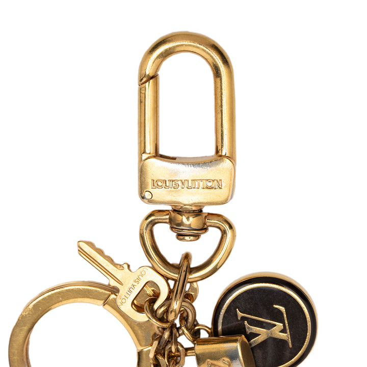 Louis Vuitton plaqué et Émail Pampille Bijou de sac et Key Holder