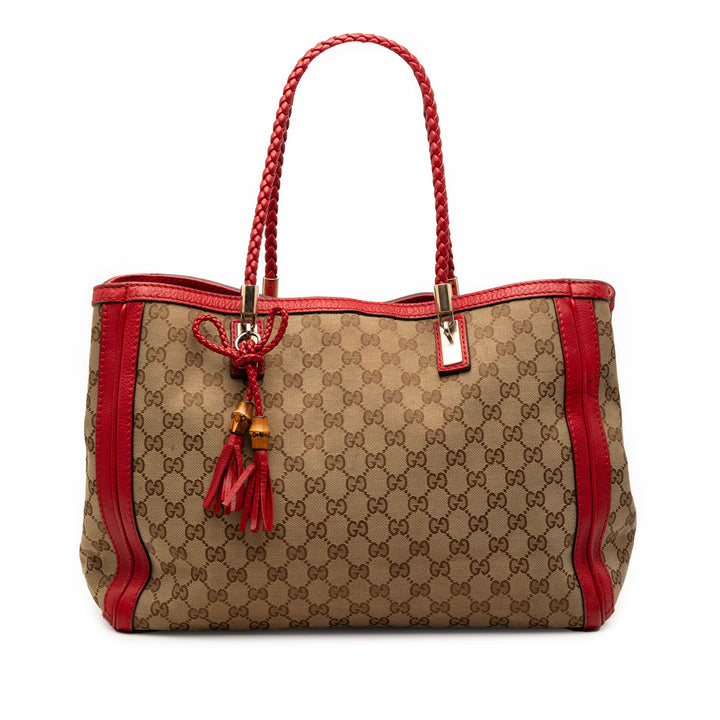 Gucci Medium GG Toile Bella Cabas