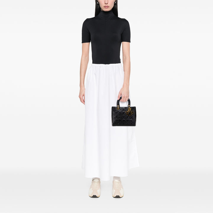Dior Medium Cuir d’agneau Cannage Lady Dior Noir – GABY PARIS Authentique