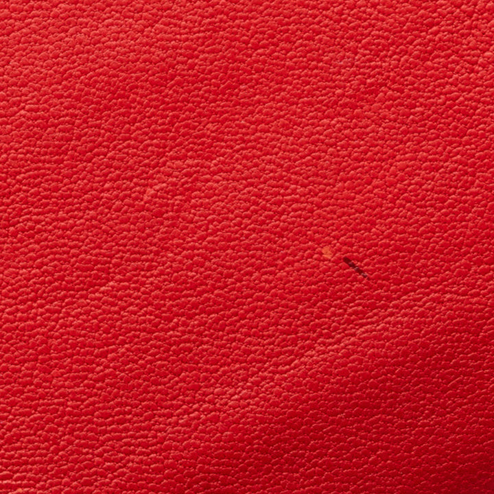 Grained Calfskin CC Box Wallet On Chain Red - Gaby Paris