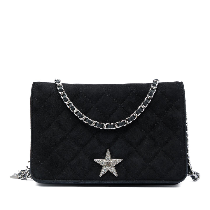 Matelassé Cocostellar Wallet on Chain Noir