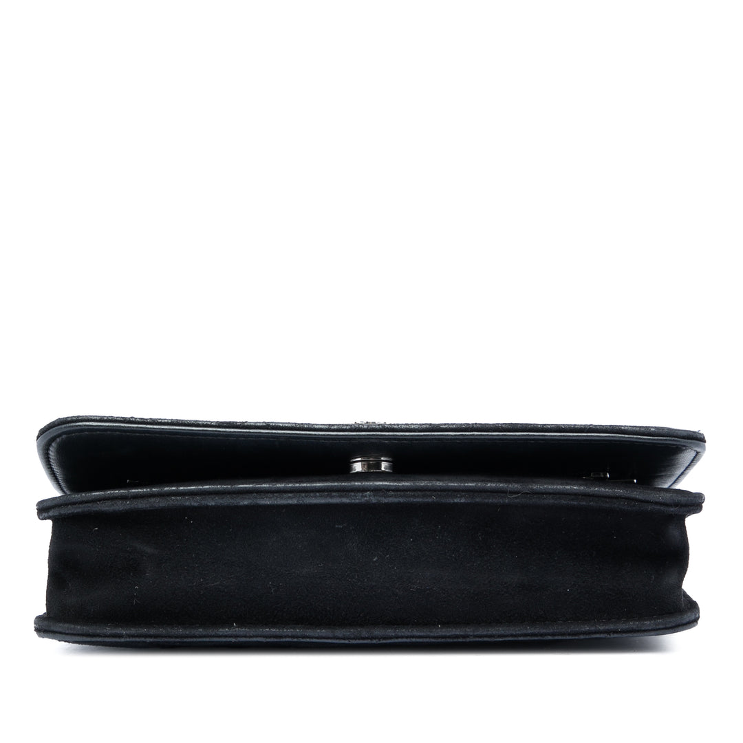 Matelassé Cocostellar Wallet on Chain Noir