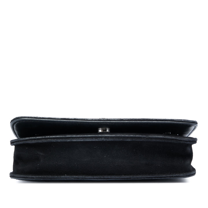 Matelassé Cocostellar Wallet on Chain Noir