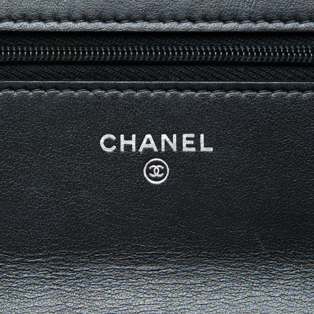 Matelassé Cocostellar Wallet on Chain Noir