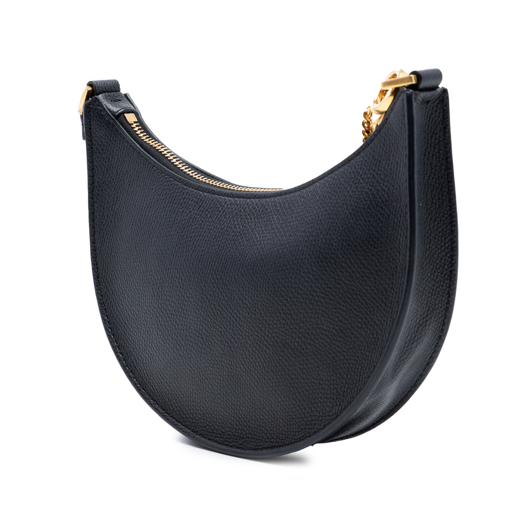 Valentino Grainy VLogo Hobo Mini Cuir de veau