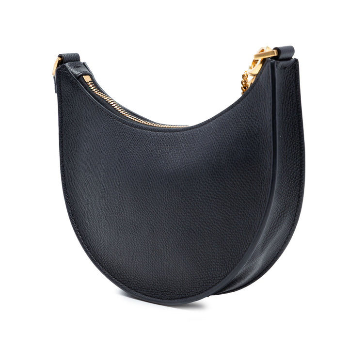 Valentino Grainy VLogo Hobo Mini Cuir de veau