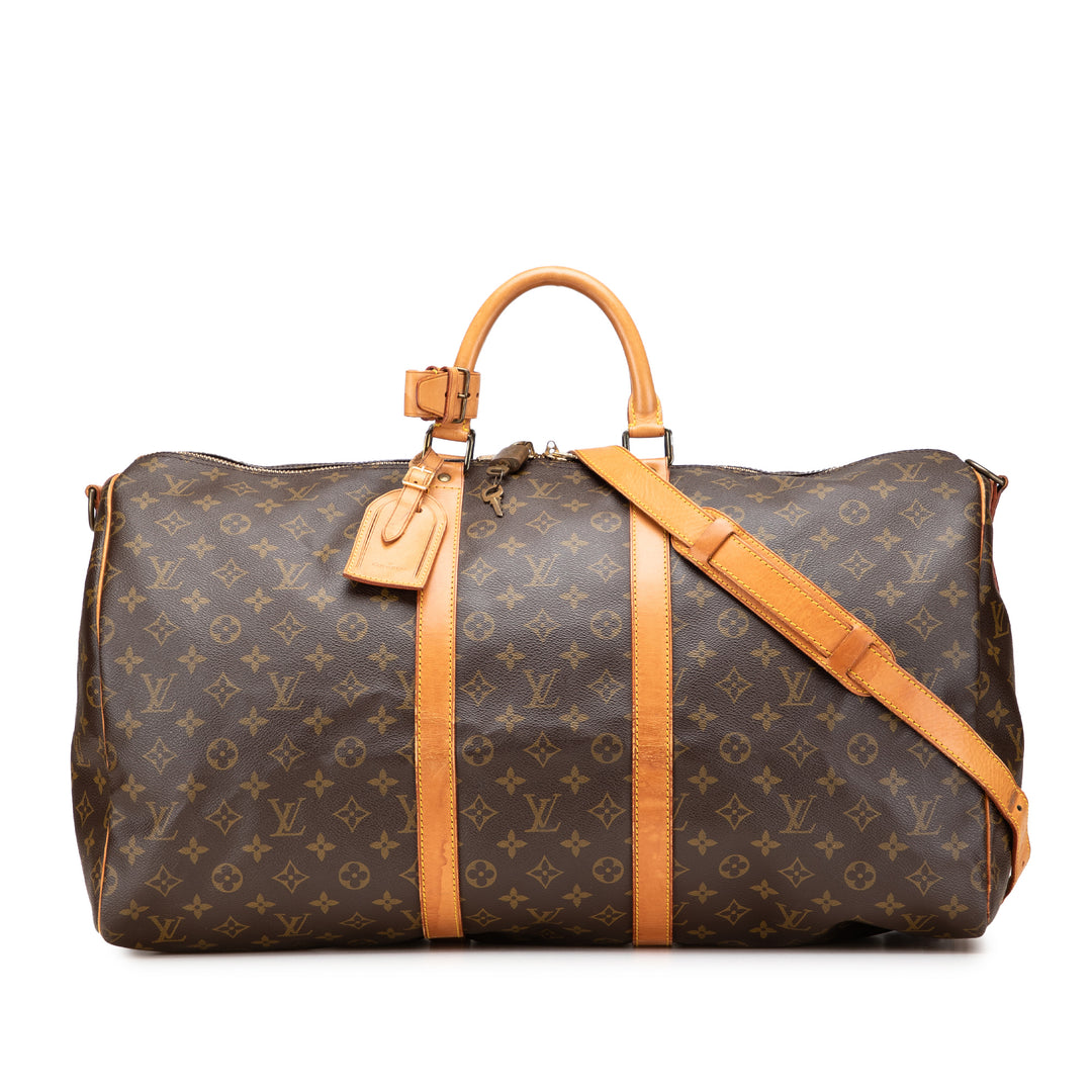 Monogram Keepall Bandouliere 55 Brown - Gaby Paris