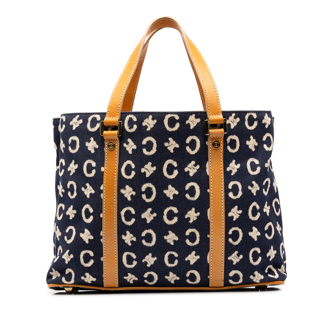 Celine C Macadam Sac Jean Bleu