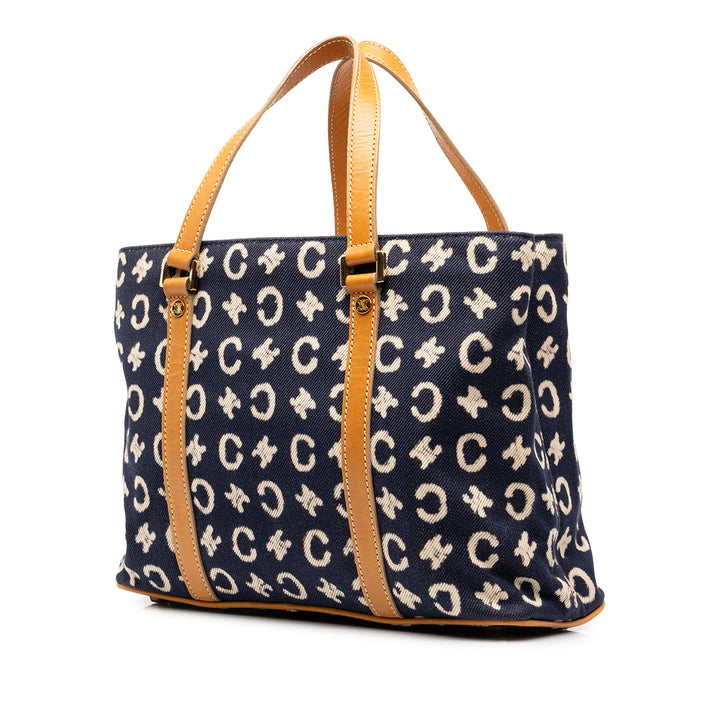 Celine C Macadam Sac Jean Bleu