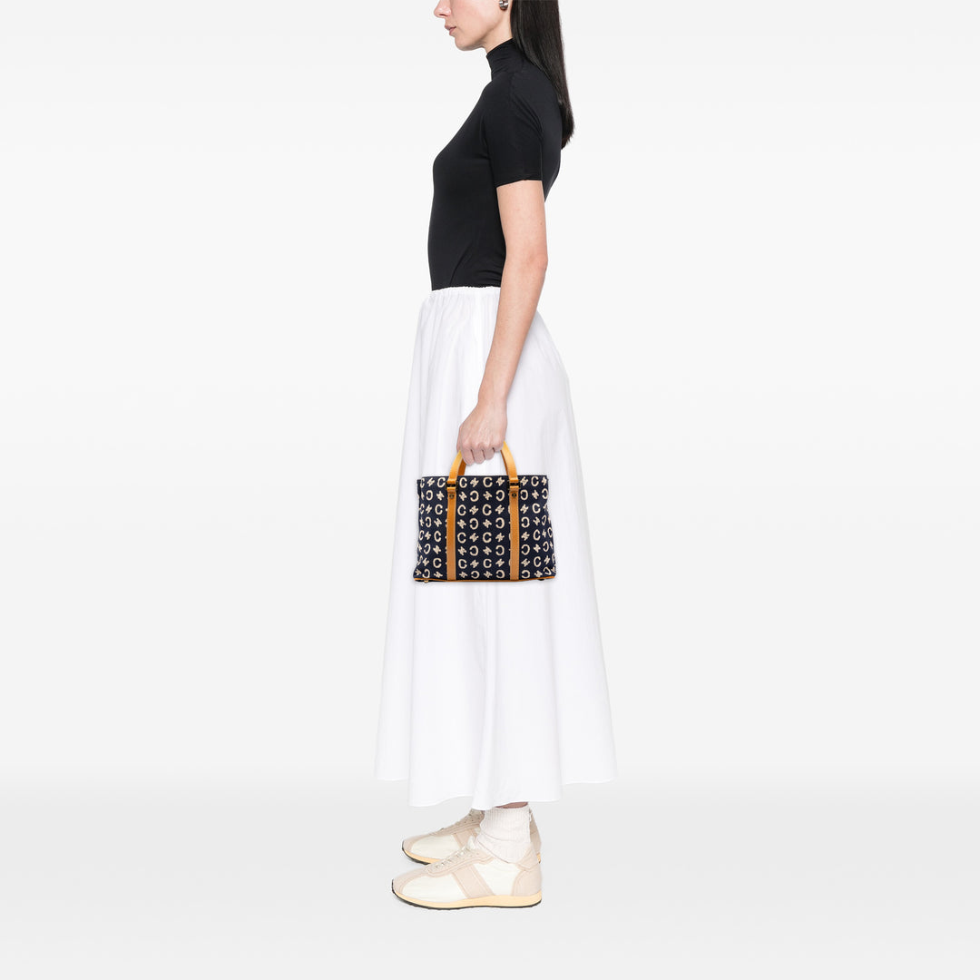 Celine C Macadam Sac Jean Bleu
