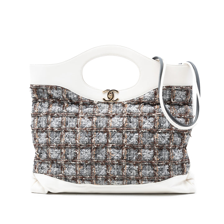 Chanel Large Tweed 31 Shopping Sac